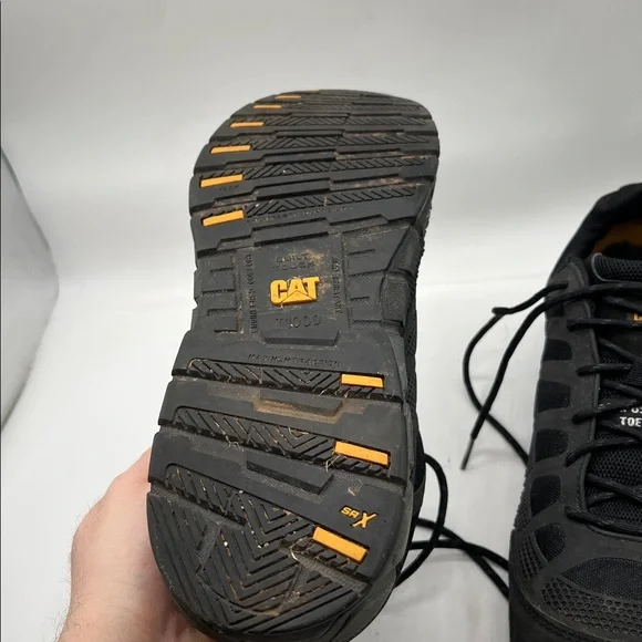 Caterpillar Mens STREAMLINE CT Comp Toe Work Industrial Safety Shoes Black SZ 13 - Picture 6 of 9